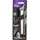 Tajima Sustiprintas gumuotas peilis laužomomis 18mm geležtėmis, Tajima DORA Impact 18mm Juodas Blade