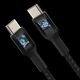 Kabel USB Belkin Belkin BOOST CHARGE braided Cab. USB-C/USB-C 15cm sw.CAB004BT0MBK