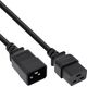 Kabel zasilający InLine INLINE Kaltgeraeteverlaengerung 16A C19 auf C20 schwarz 5m