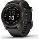Zegarek sportowy Garmin Garmin fēnix® 7S Pro Sapphire Solar Carbon Grey DLC Titanium/Black 42mm