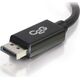 Kabel C2G C2G 3ft Ultra High Definition DisplayPort Cable with Latches - 8K DisplayPort Cable - M/M - DisplayPort-Kabel - DisplayPort (M) zu DisplayPort (M) - 91.4 cm - eingerastet - Schwarz