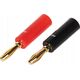 Prolink PARA WTYKÓW BANANOWYCH BAN-PLUG-V2 CZERWONY + CZARNY PROLINK