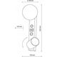 Kinkiet TK Lighting LAMP WALL VOXGU10 10W + G9 8W