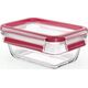 Emsa EMSA Clip&Close Glass Food Storage Box 3-pieces