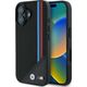 BMW BMHMP16S23PUTRK iPhone 16 6.1" czarny/black hardcase M Meshed Tricolor Stripes MagSafe
