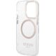 Guess GUHMP15XHTRMD iPhone 15 Pro Max 6.7" złoty/gold hard case Metal Outline Magsafe