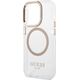 Guess GUHMP15XHTRMD iPhone 15 Pro Max 6.7" złoty/gold hard case Metal Outline Magsafe