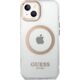 Guess GUHMP15MHTRMD iPhone 15 Plus / 14 Plus 6.7" złoty/gold hard case Metal Outline Magsafe