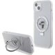 Etui Karl Lagerfeld KLHMP15SHMRSKCH Apple iPhone 15 / 14 / 13 hardcase Ring Stand Karl&Choupettte MagSafe biały/white