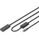 Active USB-C Extension Cable, 10m 5G, USB 3.0, USB-C - USB-A (M/F)