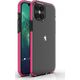 Hurtel Spring Case IPhone 12 Pro Max (6,7) dark pink