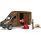 Bruder bruder MB Sprinter UPS with driver and accessories, model vehicle (brown)
