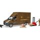 Bruder bruder MB Sprinter UPS with driver and accessories, model vehicle (brown)