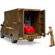 Bruder bruder MB Sprinter UPS with driver and accessories, model vehicle (brown)