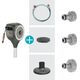 Gardena GARDENA patio hose box RollUp M, 20 meters, hose reel (grey/white, incl. cleaning syringe)