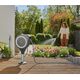 Gardena GARDENA patio hose box RollUp M, 20 meters, hose reel (grey/white, incl. cleaning syringe)