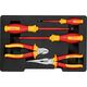 Bosch Bosch VDE tool set mixed, 5 pieces (red/yellow, side cutters, needle-nose pliers, 3 screwdrivers)
