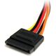 StarTech SATA 15-pin - SATA 15-pin, 0.3m, Wielokolorowy (SATAPOWEXT12)