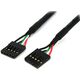 StarTech USB 5 pin - USB 5 pin, Czarny (USBINT5PIN24)