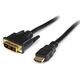 Kabel StarTech HDMI - DVI-D 1m czarny (HDDVIMM1M)