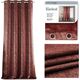 AmeliaHome AMELIAHOME ZASŁONA BLACKOUT VERAS WINE 140x250