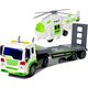Lean Sport Auto Transporter na Baterie 1:16 z Helikopterem