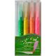 Polsirhurt Zakreślacz pędzelkowy 605-4 Fluo 4 kolory