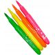Polsirhurt Zakreślacz pędzelkowy 605-4 Fluo 4 kolory