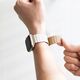 Λουράκι Araree Araree Silicone Link Apple Watch 42/44/45/49mm λευκό-πράσινο/ζεστό λευκό-χακί AR70-01907C 13203279 8809961110252
