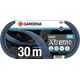 Gardena Gardena Textile Hose Liano Xtreme 1/2, 30 meter set (dark grey/orange, model 2023, incl. cleaning syringe, 2 tap connectors)