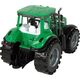 LeanToys Zielony Traktor z Czerwoną Przyczepką Napęd Frykcyjny