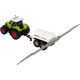LeanToys Zestaw Traktor z Maszynami Przyczepa Cysterna Dźwięki LED