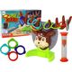 LeanToys Gra Zręcznościowa Rodzinna Rzut Obręczą W Jelonka