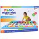 LeanToys Mata Muzyczna Interaktywna Edukacyjna Do Tańczenia Instrumenty Dźwięki