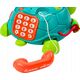 LeanToys Interaktywny Żółw Edukacyjny Telefon 6w1 Światła Dźwięki Zielony