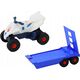 LeanToys Zestaw Nowoczesne Auto z Quadem i Lawetą Do Rozkręcania DIY Niebieski