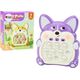 LeanToys Gra Zręcznościowa Konsola Pop-It Lisek 7 Trybów Gry Fioletowy Sensoryczna