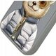 Nimmy iPhone 16 Pro 6.3" case gray/grey Cool&Cute 2.0 Bear