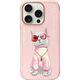 Nimmy iPhone 16 Pro 6.3" Case Pink Glasses Cool Cat