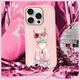 Nimmy iPhone 16 Pro 6.3" Case Pink Glasses Cool Cat