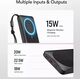 Powerbank 4kom.pl Powerbank Bateria zewnętrzna VEGER MagOn z ładowaniem Qi do MagSafe 15W - 10 000mAh PD 22,5W biały (VP1151 / W1151)
