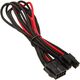 SilverStone ATX/EPS 8-pin - ATX/EPS 8-pin, 0.3m, Czarno-czerwony (SST-PP07-EPS8BR)