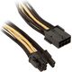 SilverStone PCIe 8-pin - PCIe 8-pin, 0.25m, Złoty (SST-PP07-PCIBG)
