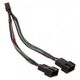 Aqua Computer 4-pin - 4-pin x2, 0.1m, Czarny (53124)