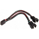 Aqua Computer 4-pin - 4-pin x2, 0.1m, Czarny (53124)