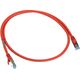 InLine Patch kabel sieciowy Cat.6A, S/FTP (PiMf), 500MHz, czerwony, 1m (76811R)