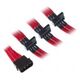 SilverStone Molex - SATA, 0.3m, Czerwony (SSTPP07BTSR)