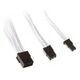SilverStone PCIe 8-pin - PCIe 8-pin, 0.25m, Czarno-biały (SSTPP07PCIW)