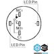 DimasTech Przycisk LED 19mm Żółty (PD042)