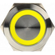 DimasTech Przycisk LED 22mm Żółty (PD096)